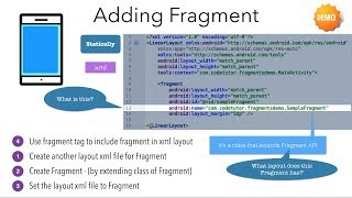 Fragments - Part 2, Adding Fragment statically/non-programmatically