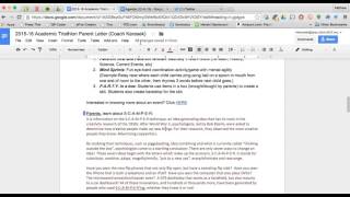 Insert Bookmark Hyperlink Google Docs