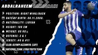 Abdalraheem Almaqrahi - Right Wing & Back - Highlights - Handball - CV - 2022/23