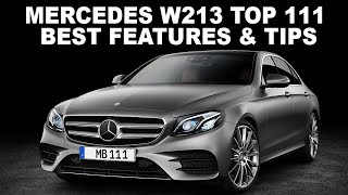 MERCEDES W213 Top 111 USEFUL TIPS & FEATURES / 111 TIPS Mercedes W213 that YOU Might Not Know About