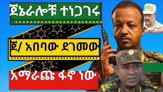 አማራጩ ፋኖ ነው!ሌተናል ጀኔፋል መሀመድ ተሰማን ጨምሮ ጀኔራሎቹ በድብቅ ስለፋኖ መምከራቸው ተሰማ።