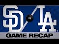 Smith's grand slam propels Dodgers past Padres | Padres-Dodgers Game Highlights 8/1/19