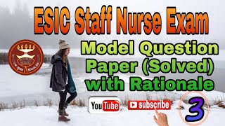 Sociology || ESIC Staff Nurse Recruitment || Model Questions Series -3  #esic