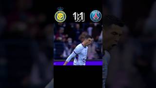 Ronaldo Al Nassr vs Messi Paris Saint Germain💪💥 #ronaldo vs#messi #neymar #mbappe #football #shorts