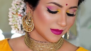 Easy POHELA FALGUN পহেলা ফাল্গুন LOOK 2020 | DRUGSTORE/AFFORDABLE MAKEUP TUTORIAL