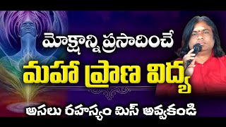 Maha Prana Vidya | మోక్షాన్ని ప్రసాదించే మహా ప్రాణ విద్య #moksha | Sree Sannidhi TV