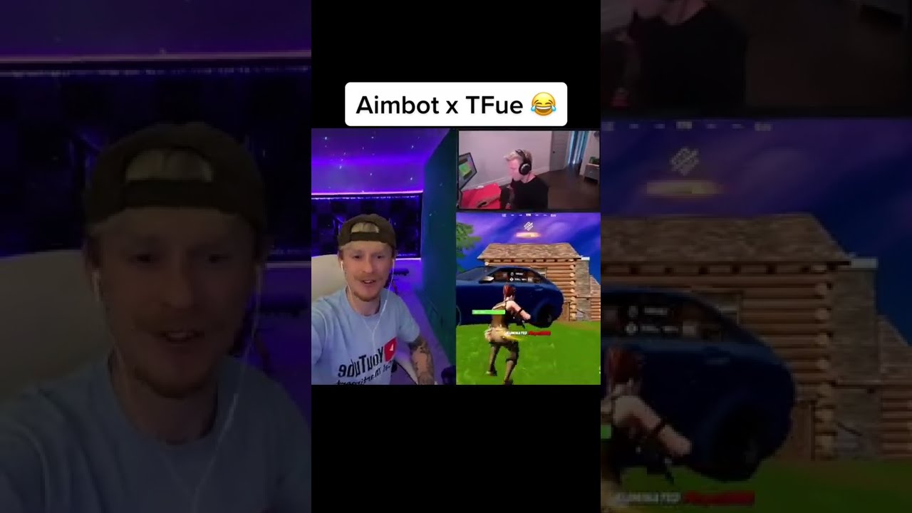 Tfue caught using AIMBOT  #shorts