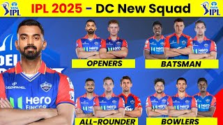 Dc Squad 2025 - Delhi Capitals 2025 Squad || IPL 2025 Delhi Capitals Team