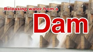 Dam releasing water | dams release water | sudden water release