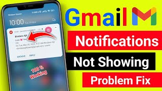 How To Fix Gmail Notification Not Showing Problem In Android 2022 | Gmail Notification Problem Fix