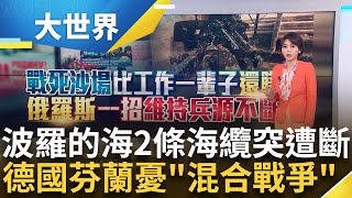 巧合?人為? 波羅的海2條重要海纜24hrs內斷線 俄國是幫兇? 中國科研船行經海纜線處遭破壞 2海底電纜遭切斷 英媒: 瑞典追查中國船隻｜主播 苑曉琬｜大世界新聞20241120｜三立iNEWS