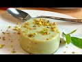 PISTACHIO PANNA COTTA l EASY PISTACHIO MILK PUDDING l