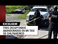 Dejan tres cuerpos dentro de un taxi en Chilpancingo, Guerrero