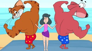 Funny Slapstick Animation | Best of Season Full Episodes | 🌴 BEACH PARTY TIME🌵|Rat A Tat |ChotoonzTV