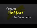 Context Setters In Corporates