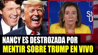 Nancy es DESTROZADA en Redes por Decir que Trump se escapara del Debate 'Reconozco la cobardía'