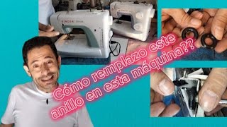 Cómo remplazar el anillo de goma de el devanador en una SINGER simple!!!! 🤔🧐😲👍