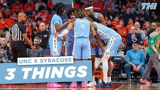 3 Things | Jackson + Withers Lead UNC To Win At Syracuse