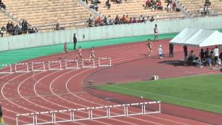 H24日本ユース　女子400mH　予選3組