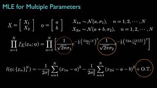 MLE for Multiple Parameters