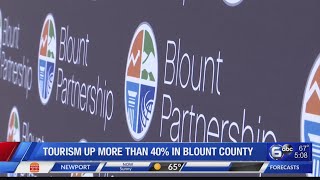 Tourism up more than 40% in Blount County