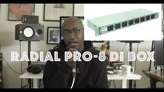 The unsung hero of my studio -- Radial Pro-D8 - 8 channel DI box