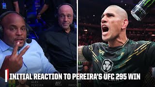Joe Rogan & Daniel Cormier react to Alex Pereira making history at UFC 295 | ESPN MMA