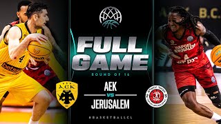 AEK v Hapoel Jerusalem | Full Basketball Game | Basketball Champions League 2022/23