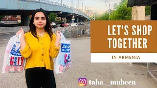 GROCERY EXPENSES IN ARMENIA | INDIANS IN ARMENIA | TAHA MUBEEN