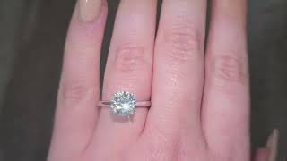 IGI 2.05ct D/VS2 LAB Diamond Solitaire Set In Platinum