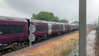 170507 + 170511 EMR leaving Chesterfield railway station