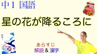 星の花が降るころに【中１国語】教科書あらすじ&解説&漢字〈安東みきえ　著〉光村図書