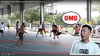 THE HARDEST FOUL I HAVE EVER SEEN IN BASKETBALL!!! 5v5 BASKETBALL WITH D'FRIGA!