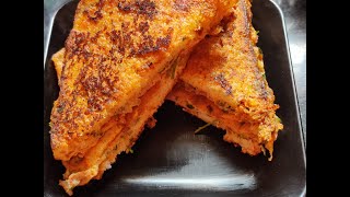 Tandoori Omelette Sandwich | easy tandoori egg sandwich