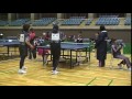 48th群馬県ベテラン卓球大会　女子100歳代　黒澤・山田vs中西・新井戦