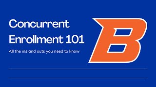 How Concurrent Enrollment Works