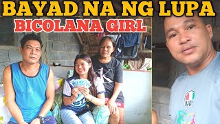 PAMBAYAD SA LUPA NILA BICOLANA GIRL NA KINATATAYUAN NG BAHAY NILA