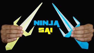 EPIC Origami Ninja Sai! (Awesome Spinning Sword) - Rob's World
