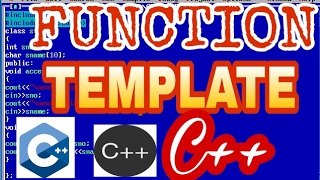 function template in c++ with example || c++ tutorials