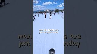 Spring Snowboarding at Palisades!