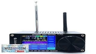 SI4732 ATS-25max-DECODER Radio Receiver 4.17 Version Adds CW RTty Decoding Function WiFi Review