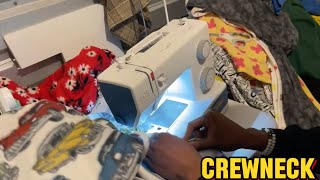 J Talks Sewing Car Crewneck