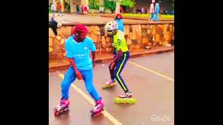 🕺👯💞⛸️KENYA BEST SKATE DANCERS SKELE WOO DANCE CHALLENGE#foryou #skating