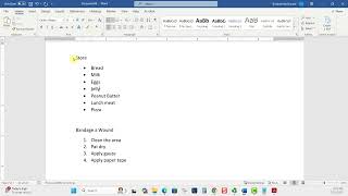 Making Lists Accessible