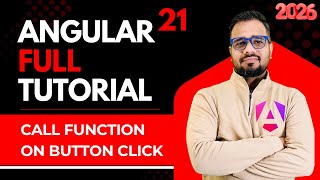 Angular 21 Tutorial in Hindi #12 | Call Function on Button Click | Click Event