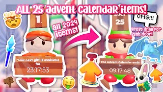 ALL 25 ADOPT ME ADVENT CALENDAR ITEMS 2024! 🗓️🐇💗