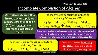 CIE Topic 14 Hydrocarbons REVISION