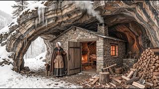 Cast Out Before Winter, a Widow Built a Stone Cabin Inside a Cave — Her Firewood Lasted All Season