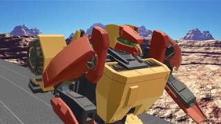 特装機兵ドルバック TRANSFORMERS-Roadbuster  Transformable sequence 3DCG Dorvack