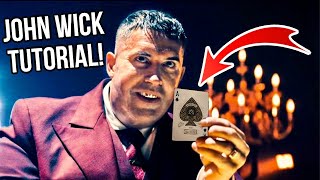 John Wick Card Flick Tutorial!